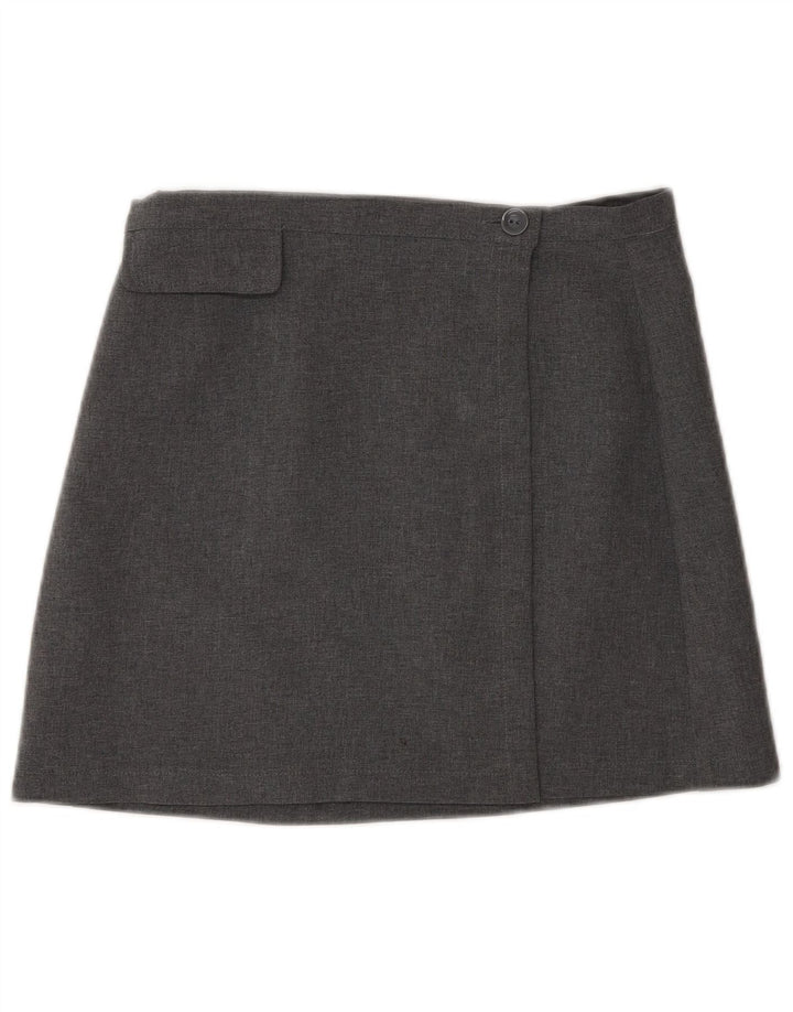Fusta Mini Wrap Taie Înaltă pentru Femei Sisley IT 44 Medium W26 Poliester gri