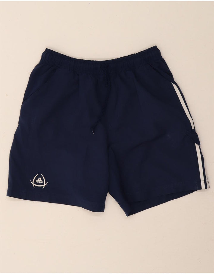 Pantaloni scurți sport pentru bărbați Adidas, poliester, albastru mic