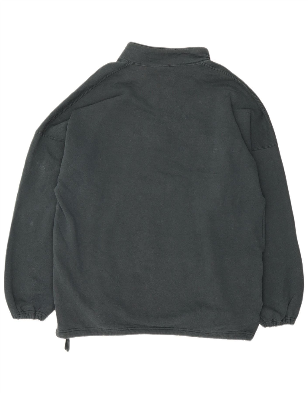 RUSSELL ATHLETIC Pulover pentru bărbați, cu fermoar, cu gât, bumbac albastru 2XL