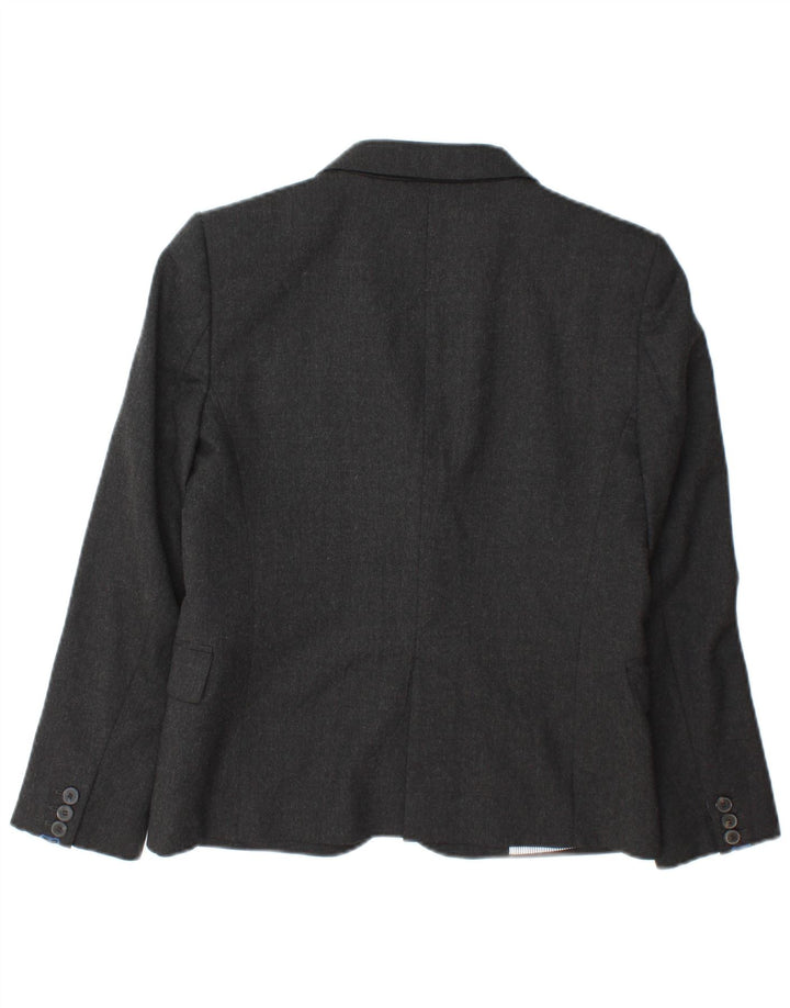 Blazer pentru femei Zara cu 2 nasturi, UK 10, gri mic