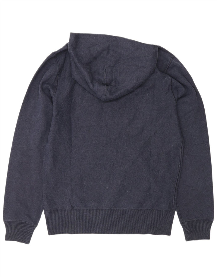 Pulover cu glugă grafic Woolrich pentru bărbați, mediu bleumarin