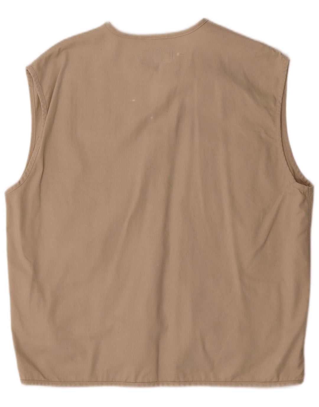 Gilet vintage pentru bărbați, UK 38, bumbac, bej mediu