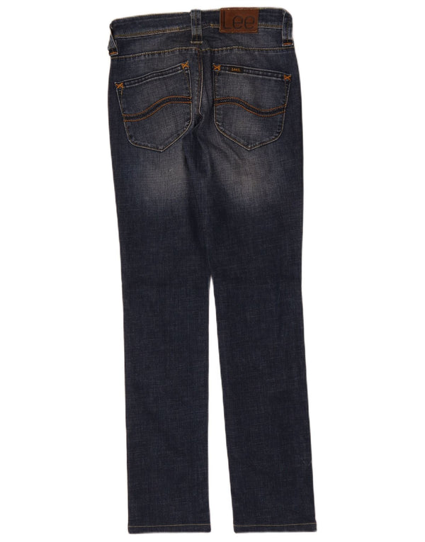 Blugi slim pentru femei Lee W27 L30 Bumbac albastru