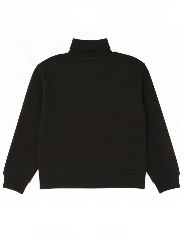 Pulover pentru femei Zara cu gât rulat din bumbac mediu negru UK 14