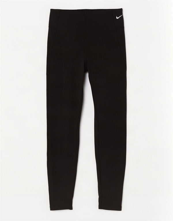 Leggings crop Nike Dri Fit pentru femei UK 14 Poliester mediu negru