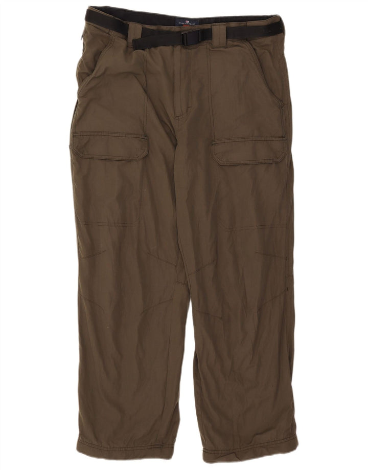 Marks & Spencer Pantaloni Cargo Drepți Blue Harbour pentru bărbați L36 L29 Kaki