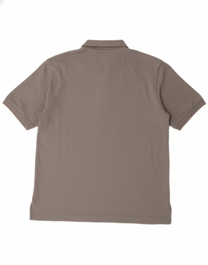 TIMBERLAND Mens Polo Shirt Large Grey Cotton