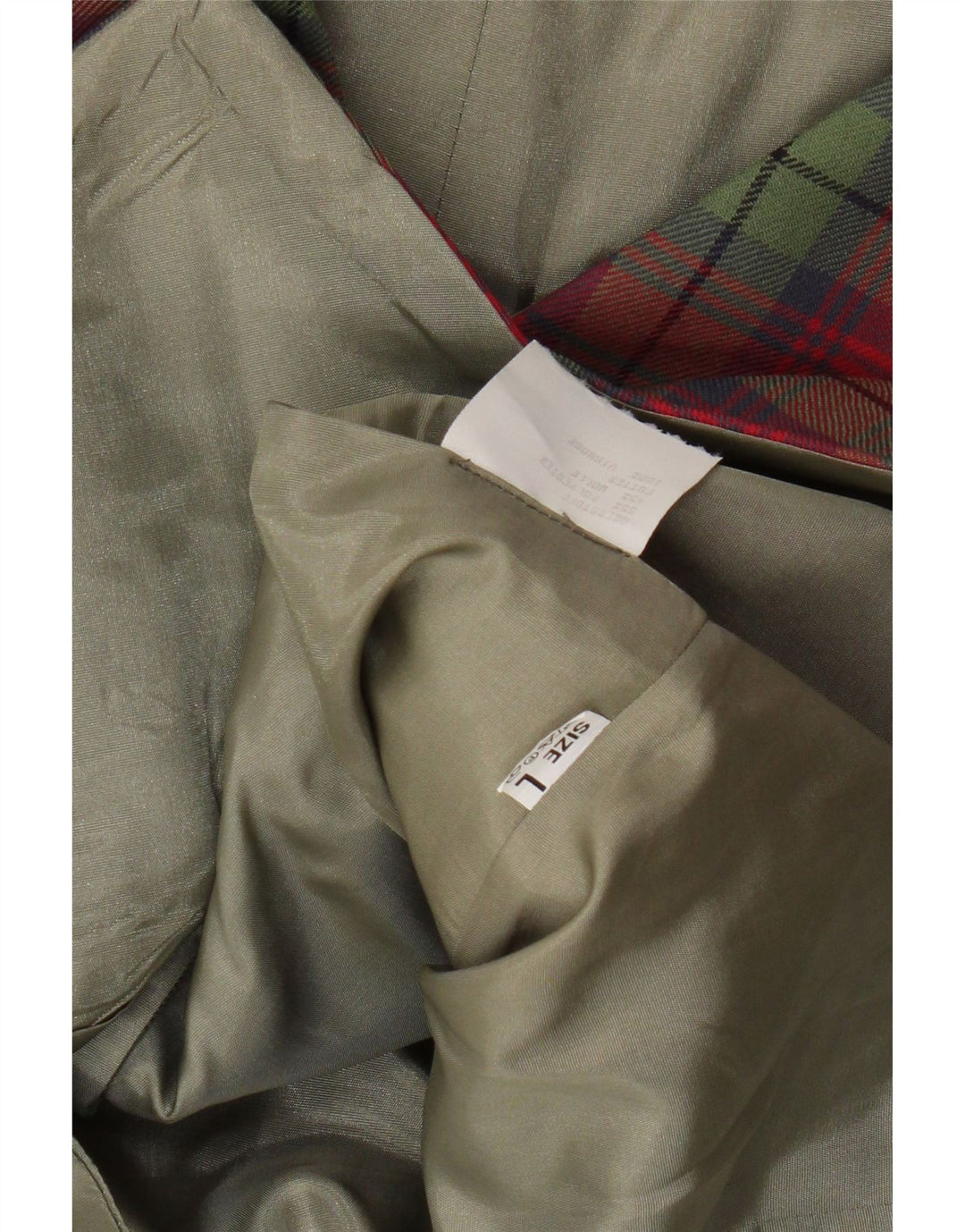 Vestă pentru bărbați VINTAGE, mare, roșu, din poliester în carouri