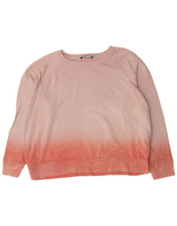 Pulover pentru damă Marks & Spencer, UK 20 2XL, bumbac color bloc de culoare roz