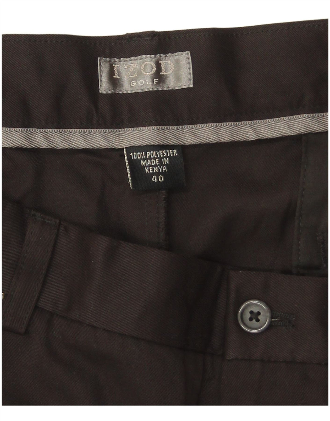 Pantaloni scurți Izod Golf Chino W40 XL Negru Poliester