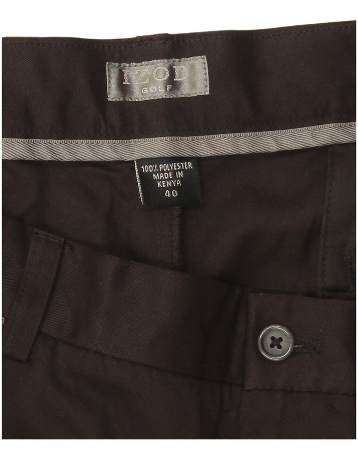 Pantaloni scurți Izod Golf Chino W40 XL Negru Poliester