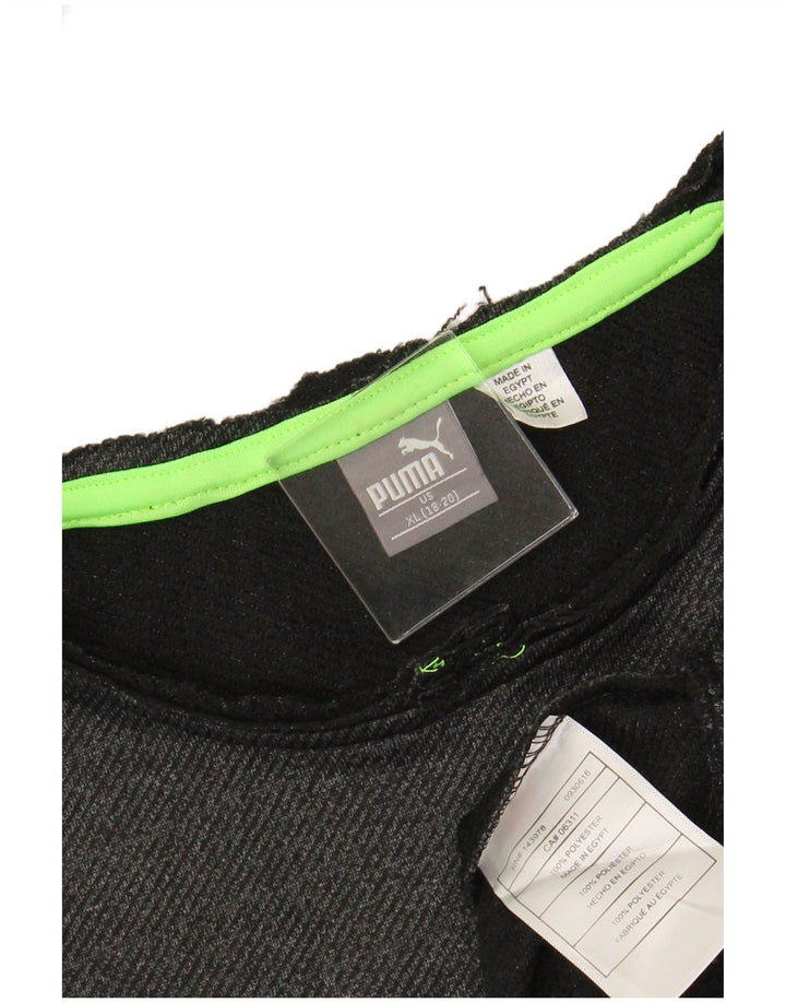 Pulover PUMA băieți 15-16 ani XL poliester gri