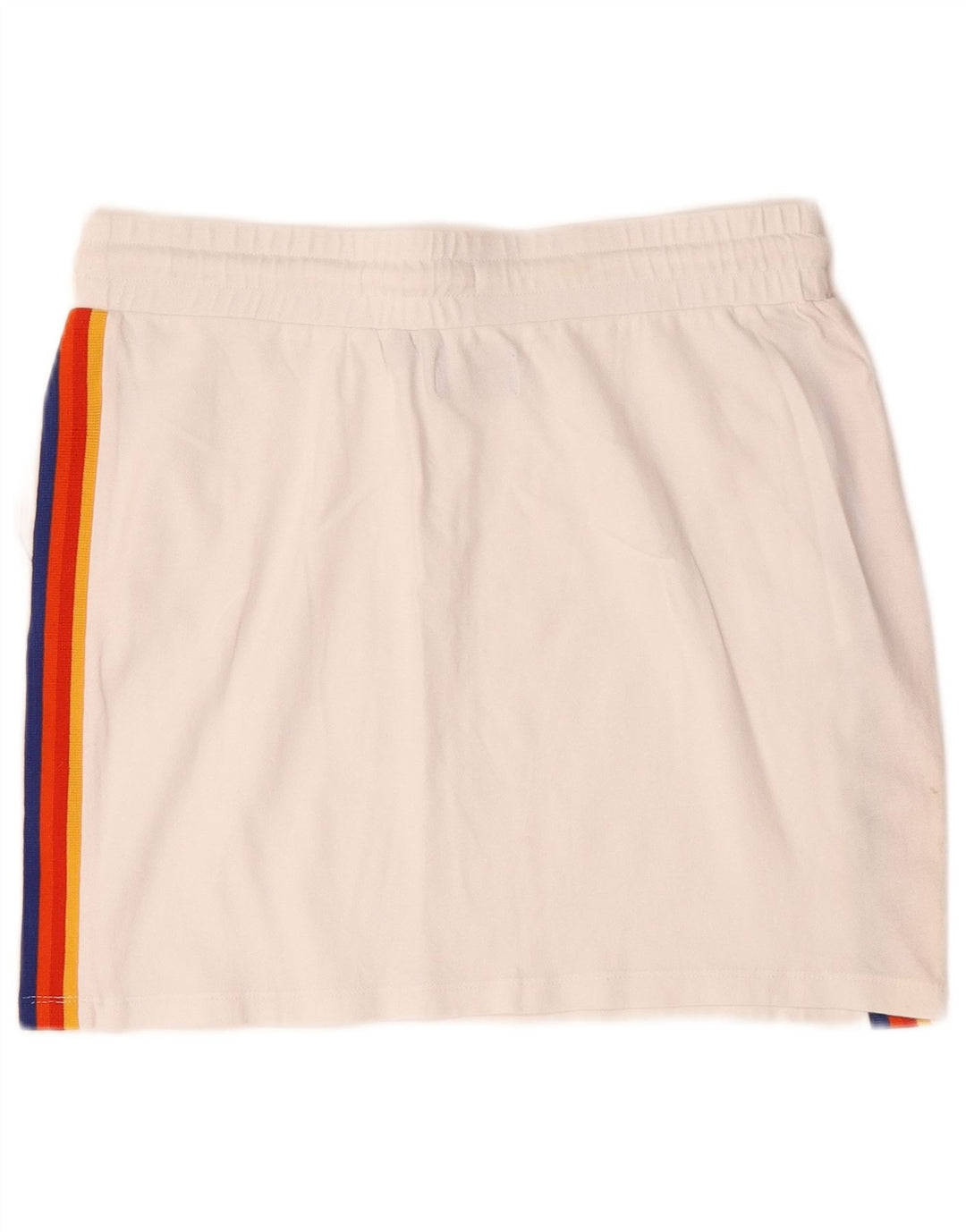 Fusta mini pentru femei Superdry UK 12 Medium W30 Bumbac cu dungi albe