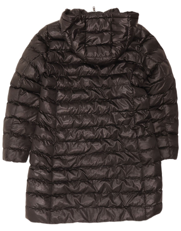Geox Womens Respira Hooded Padded Coat UK 14 Large Black Polyester