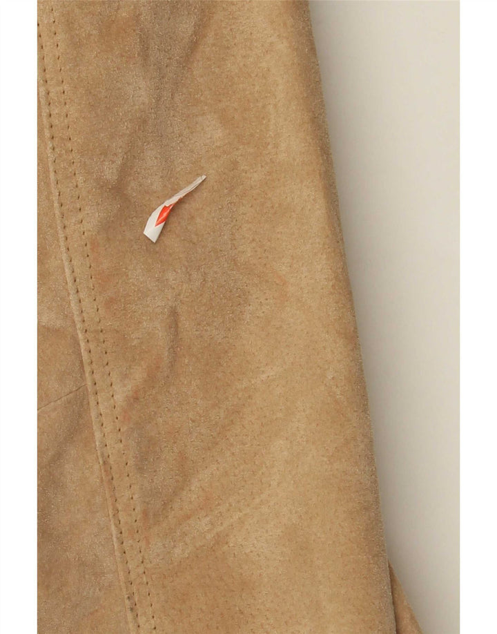 Jacheta de piele intoarsa pentru femei Zarro IT 42 Medium Beige Piele