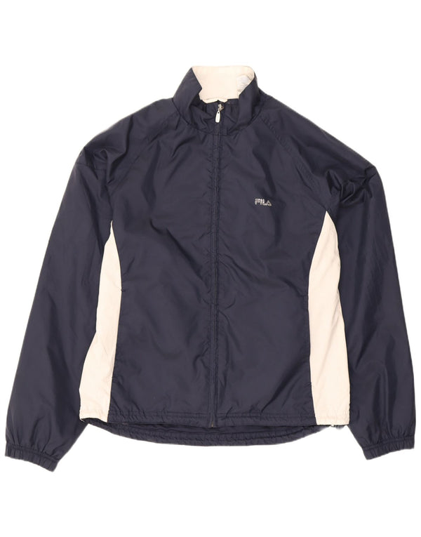 Jachetă de top pentru trening Fila pentru femei IT 44 Medium Bleumarin Colorblock