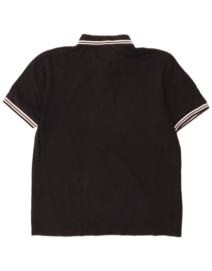 Cămașă polo pentru bărbați Kappa cu dungi negre mari