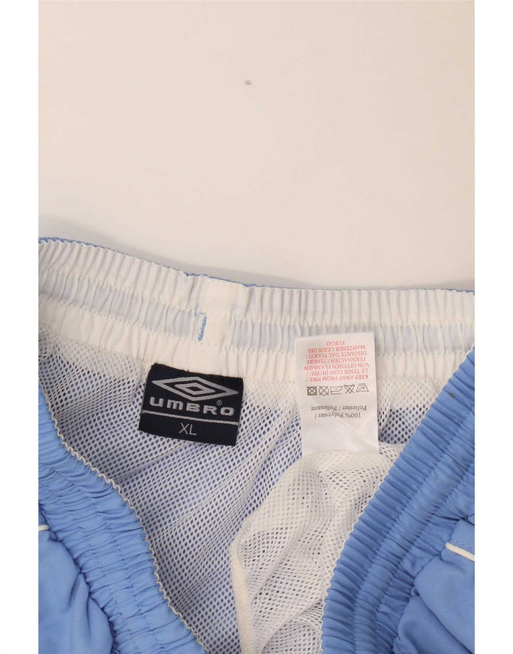 Pantaloni scurți sport grafic Umbro pentru bărbați XL poliester albastru