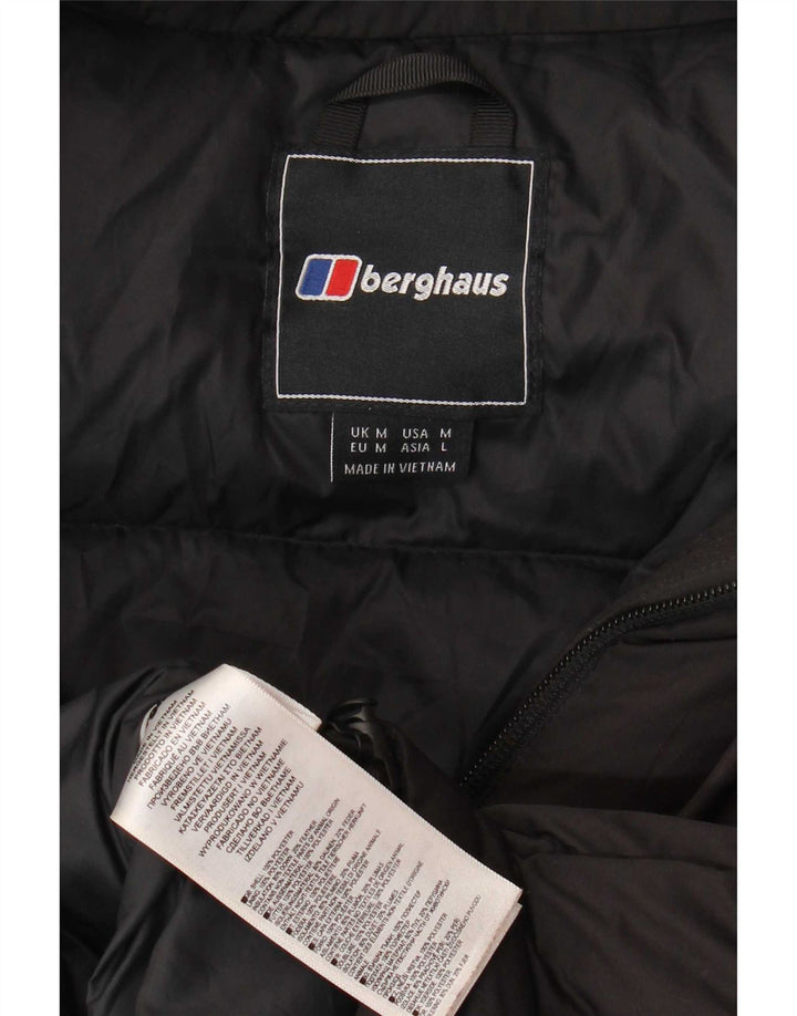 Gilet căptușit pentru bărbați Berghaus UK 38 Poliester mediu negru
