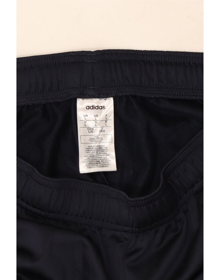 Pantaloni de trening ADIDAS pentru bărbați Pantaloni de jogging mari poliester bleumarin