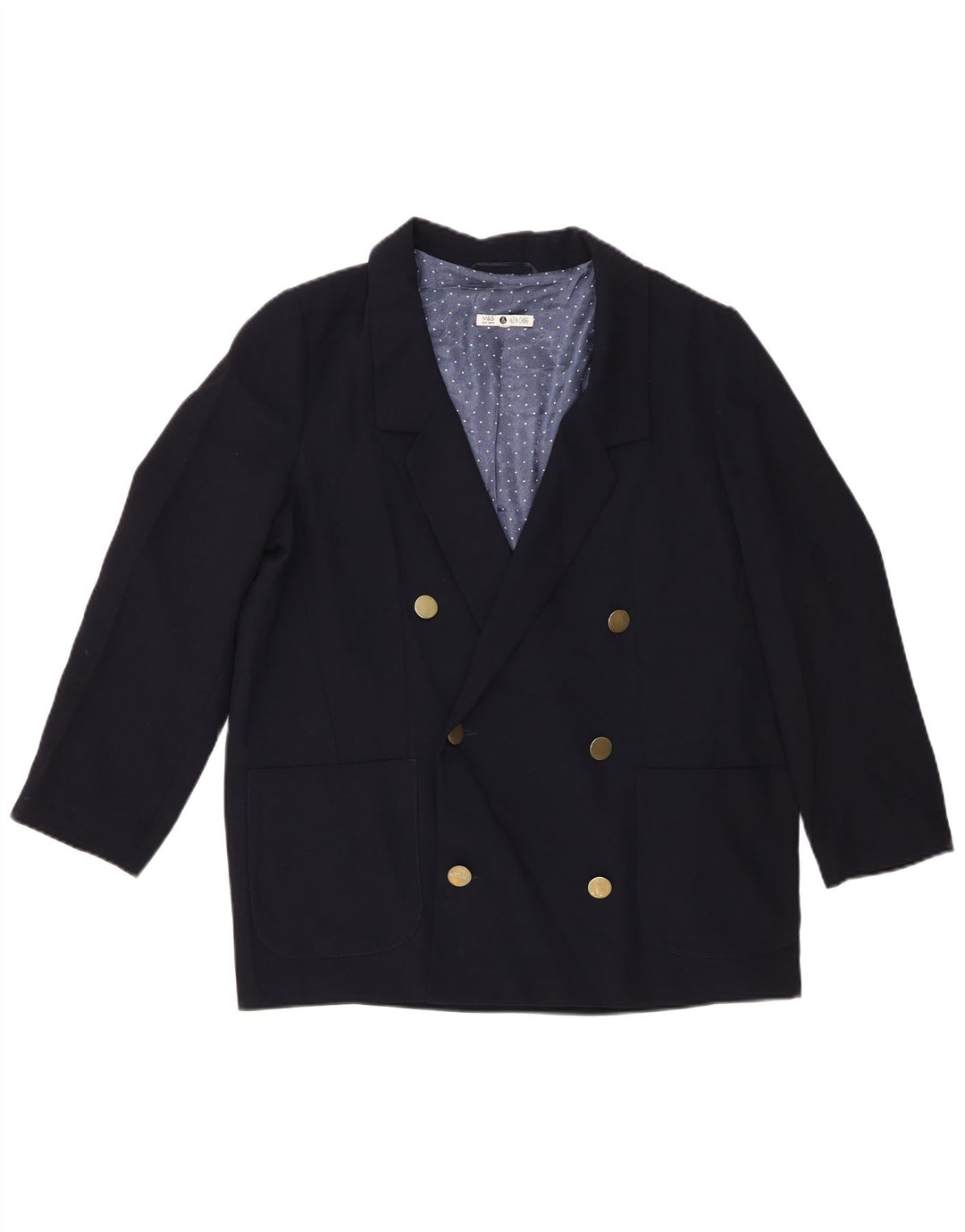Marks & Spencer Alexa Chung Blazer Jacket pentru femei UK 14, mare, bleumarin