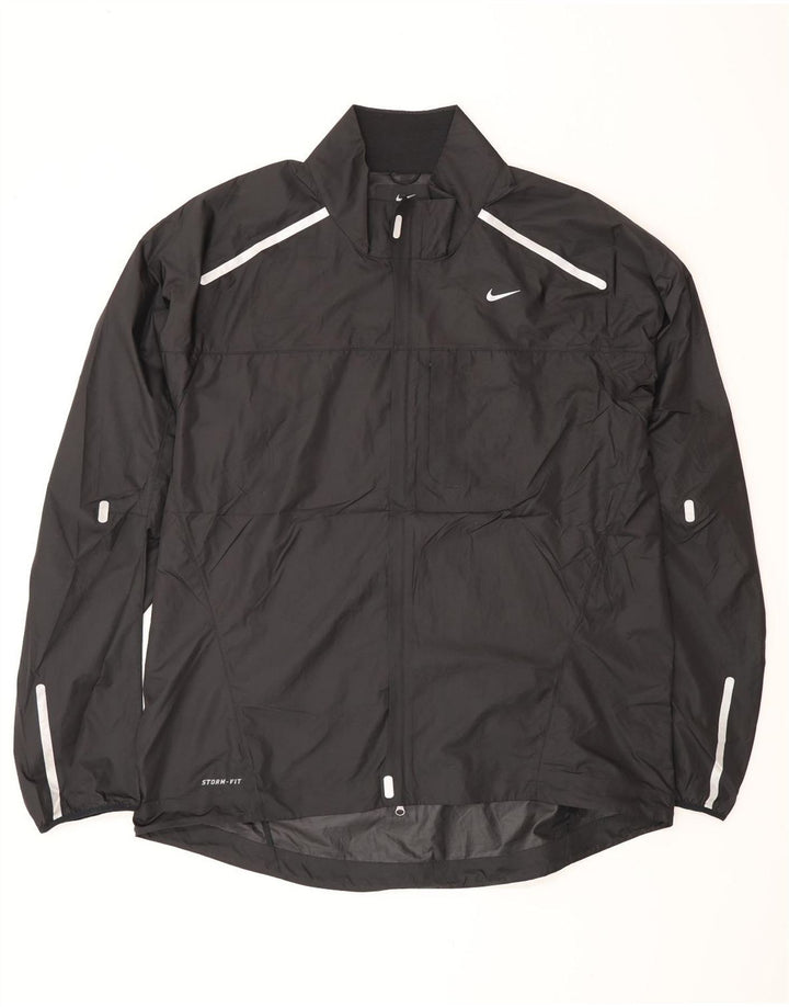 Jachetă de ploaie Nike Storm-Fit pentru bărbați UK 42 XL Poliester negru