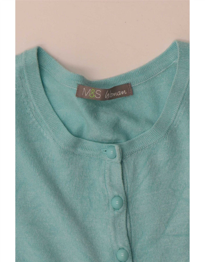 Pulover cardigan pentru femei Marks & Spencer UK 14 Medium Blue
