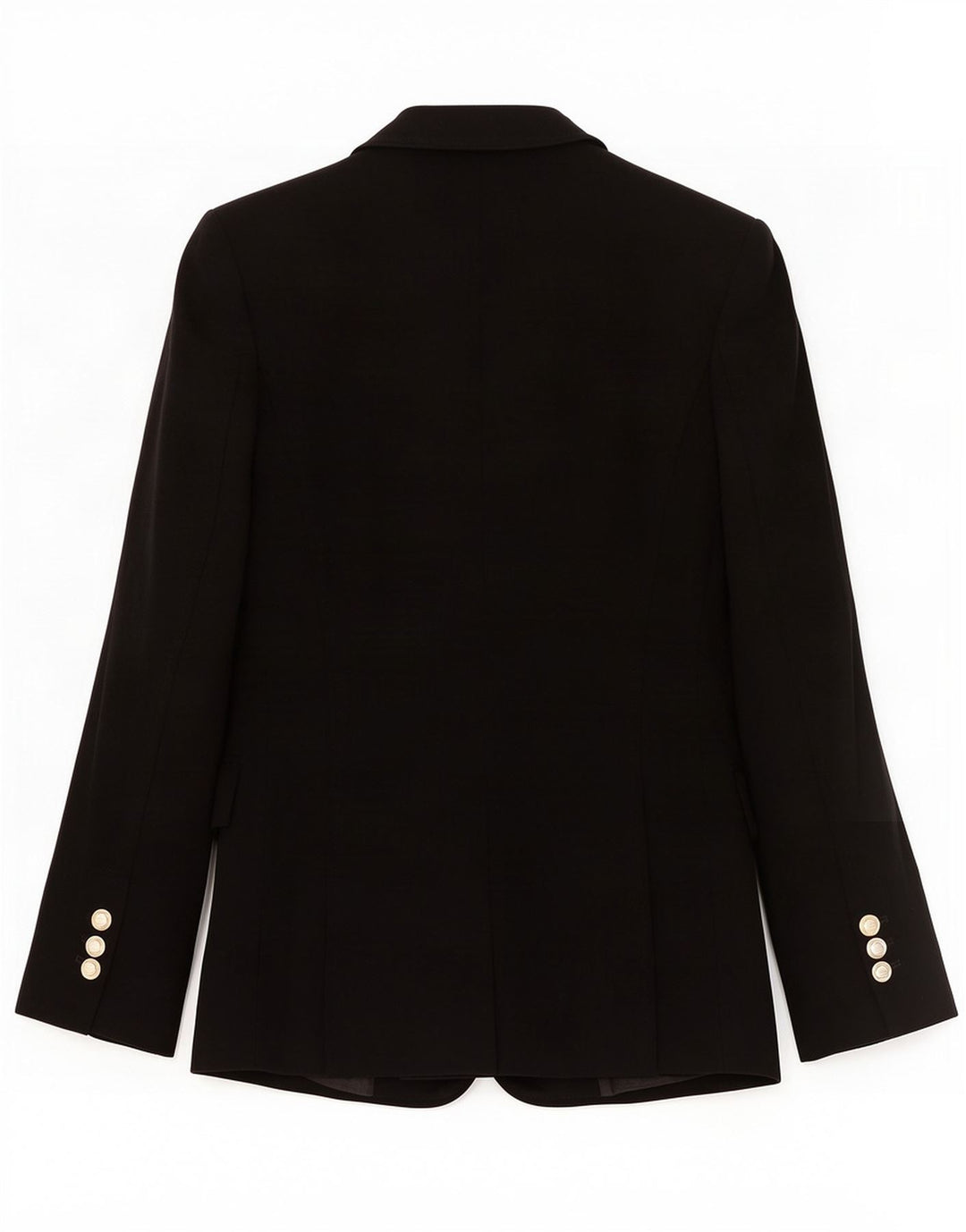 Blazer pentru femei Zara cu 2 nasturi, UK 6 XS, poliester negru