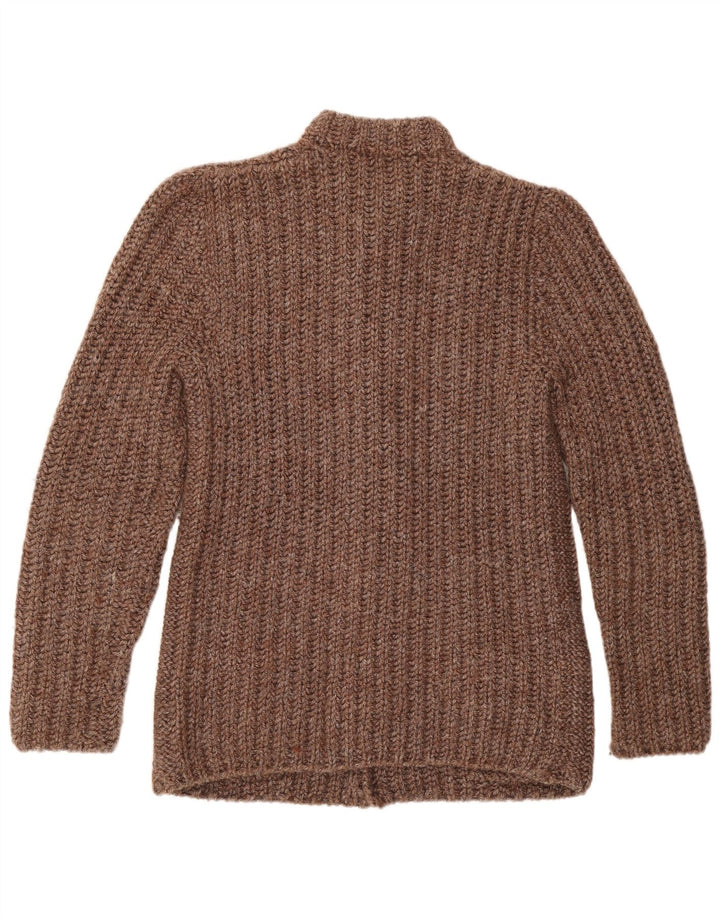 Cardigan Vintage pentru bărbați, maro mediu