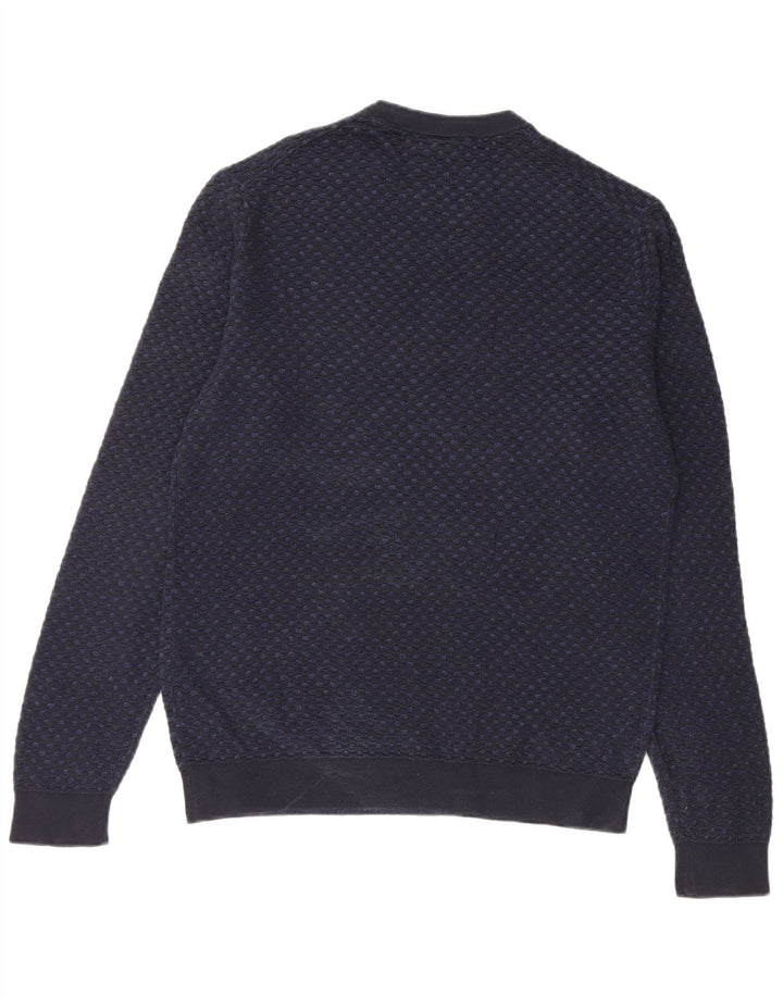 Pulover Calvin Klein pentru bărbați, cu gât crew, bleumarin mic