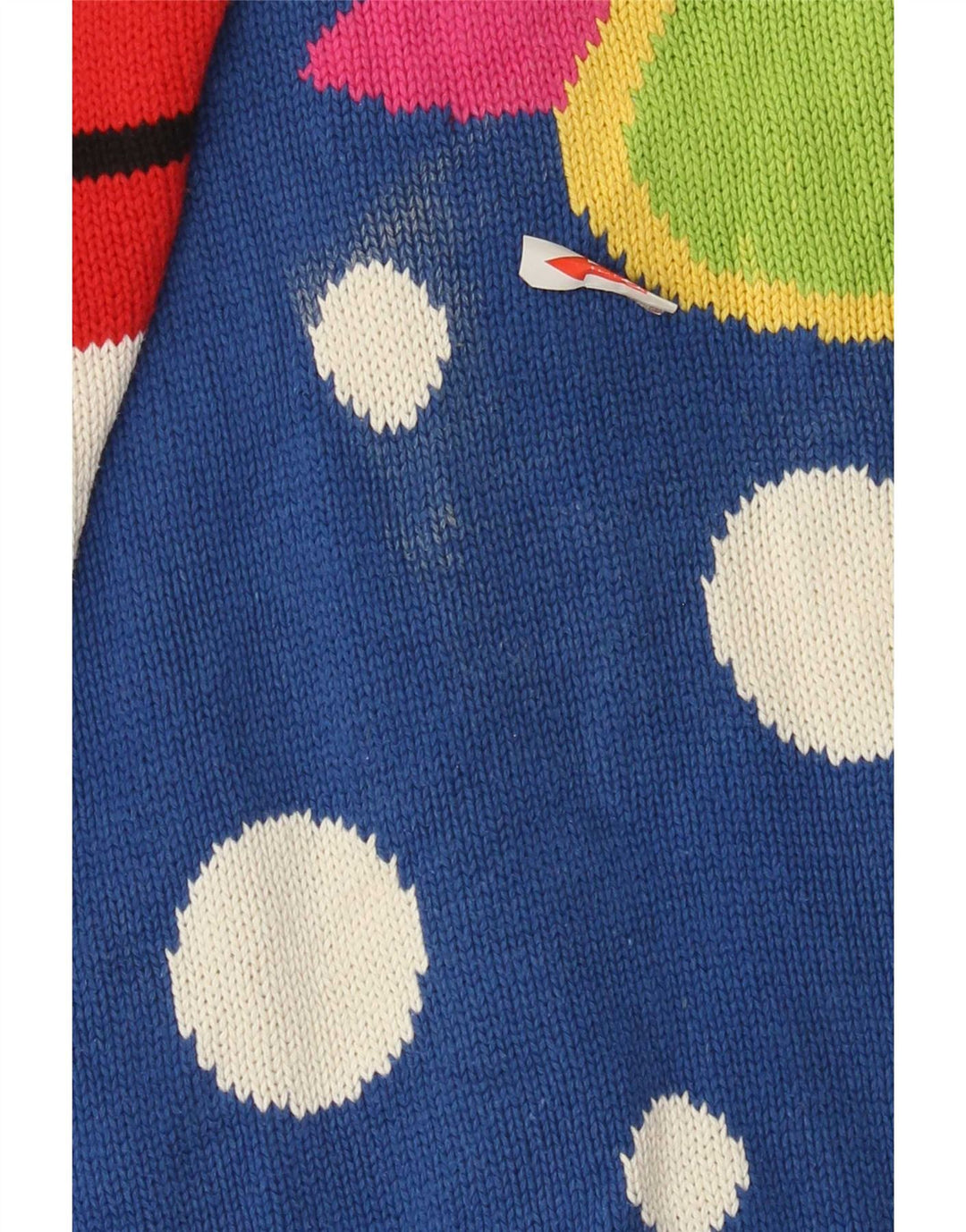 Pulover de bază pentru femei cu paragate cu gât de barcă UK 14 Medium Multicolor
