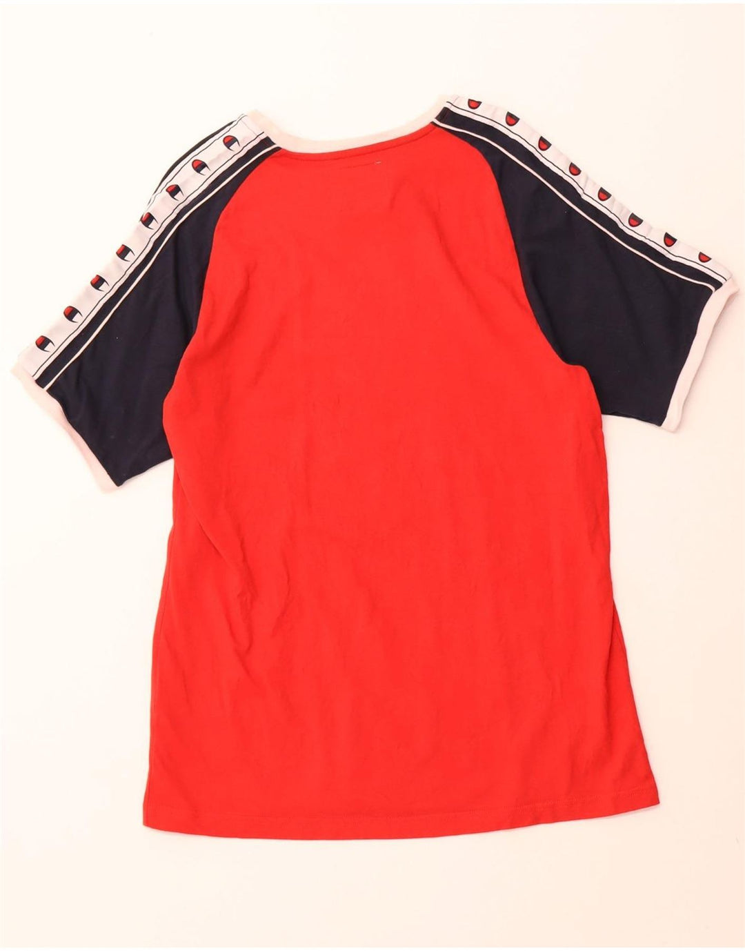 Tricou grafic pentru bărbați CHAMPION Top 2XL, bumbac color bloc roșu