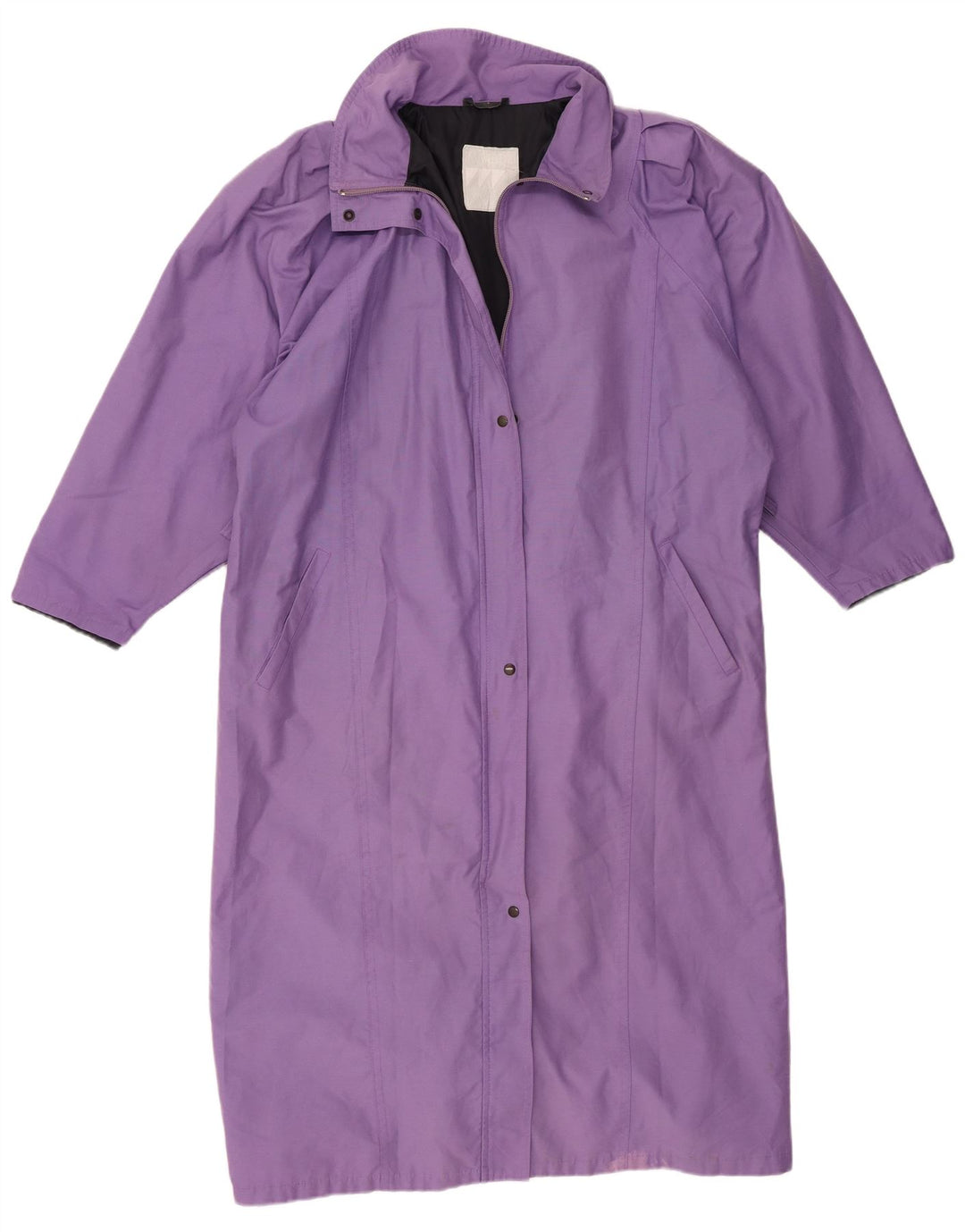 Pardesiu supradimensionat vintage pentru femei UK 18 XL violet
