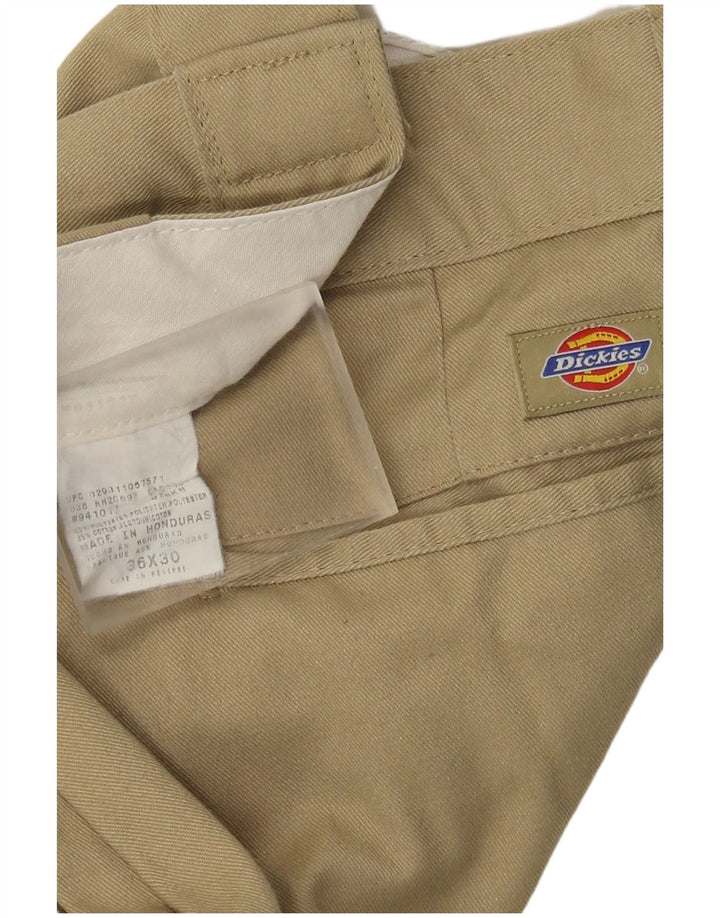 Pantaloni chino drepți pentru bărbați Dickies W36 L30 poliester bej