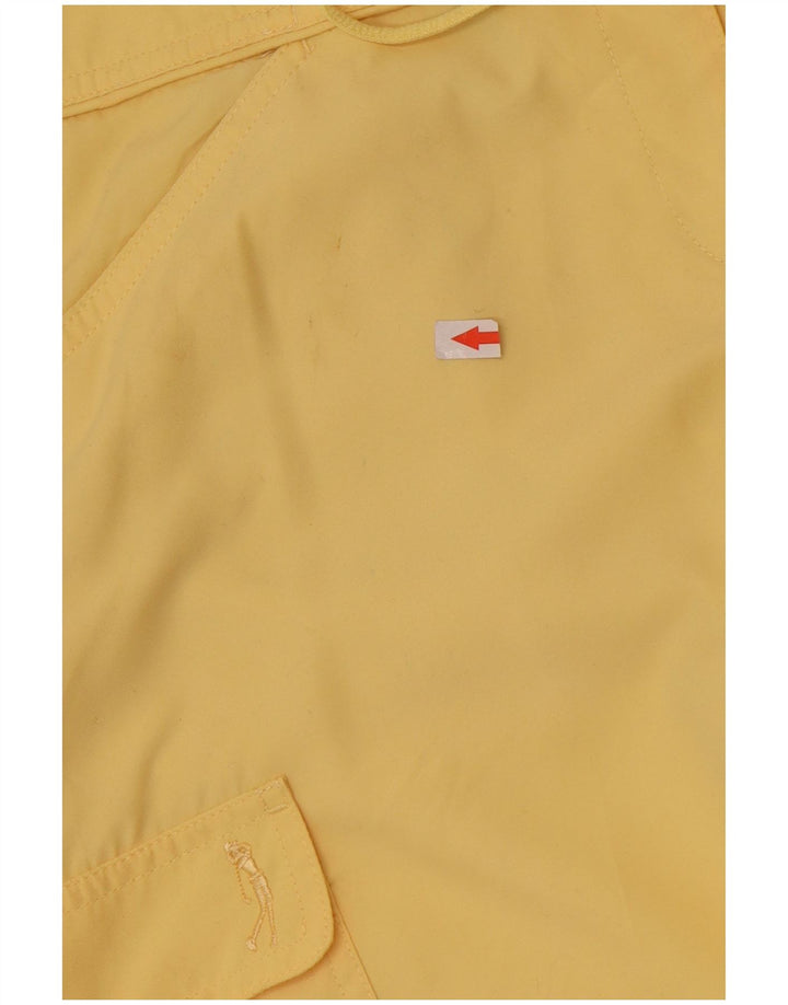 Pantaloni cargo Izod Capri pentru femei US 12 Large W34 L22 Galben Poliester