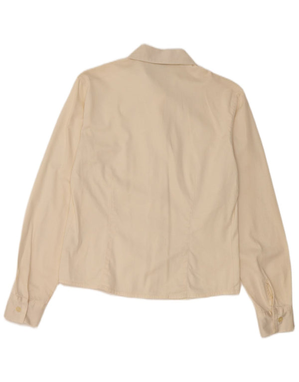 Cămașă Trussardi pentru femei UK 10 Small Beige Bumbac