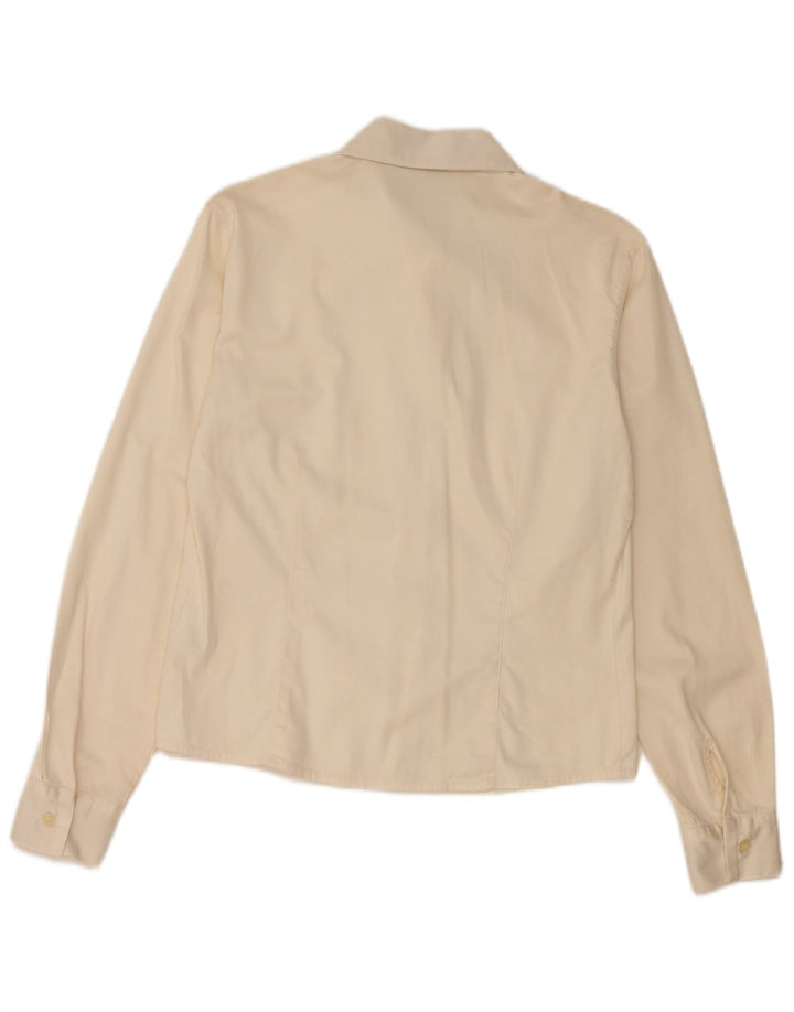 Cămașă Trussardi pentru femei UK 10 Small Beige Bumbac