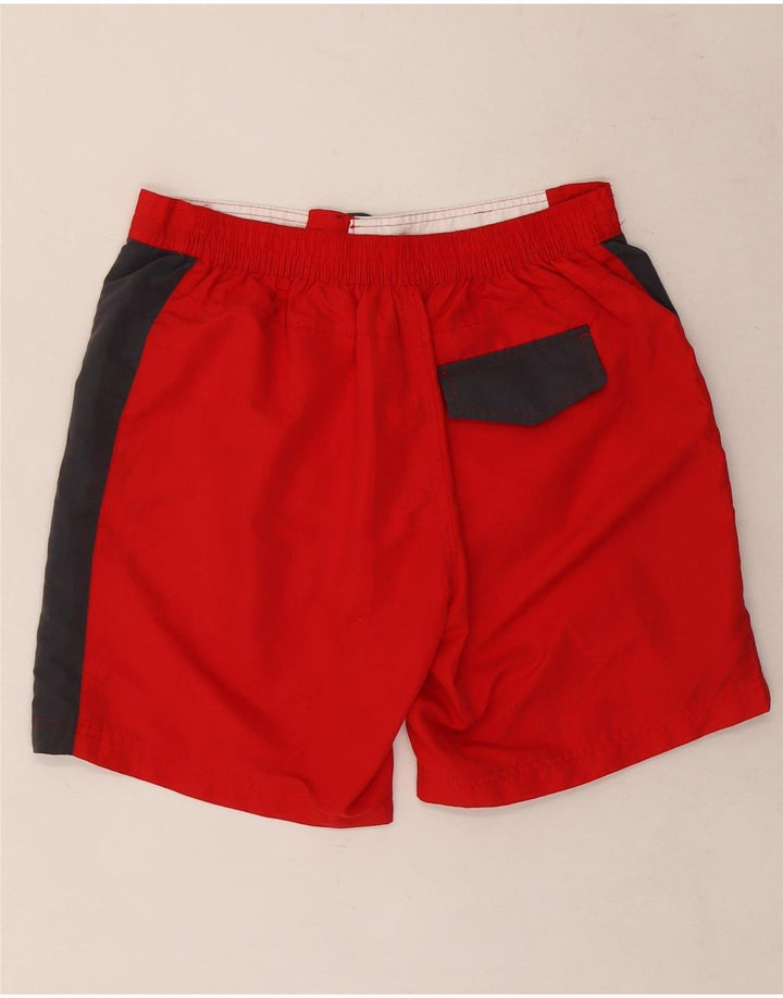 Pantaloni scurți de înot cu grafică pentru bărbați Kappa, roșii mari, blocuri de culoare