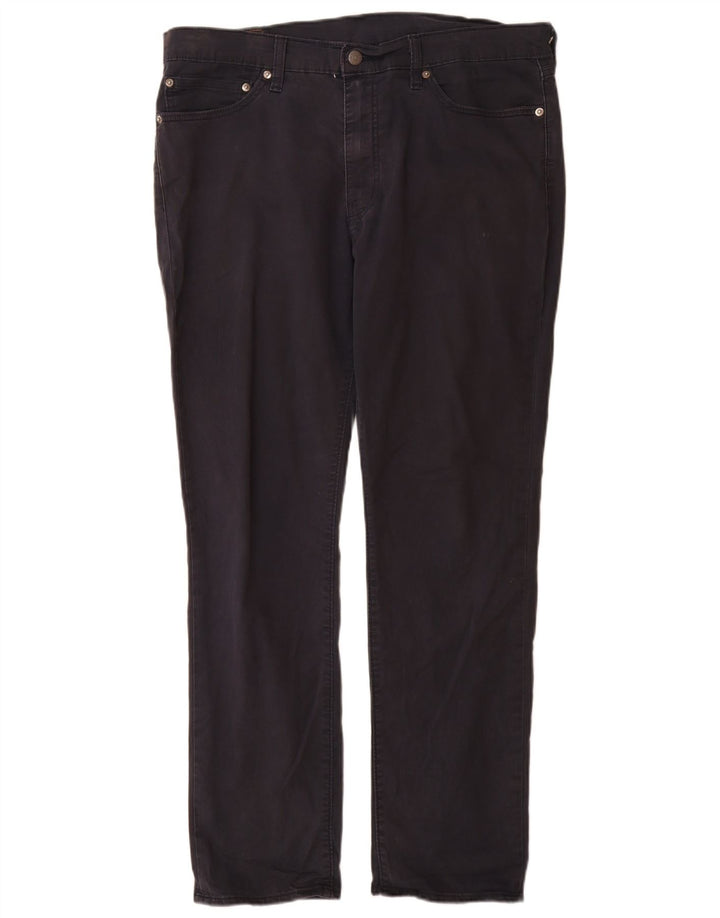 Pantaloni casual Levi's 511 Slim pentru bărbați L36 L32 Bumbac bleumarin