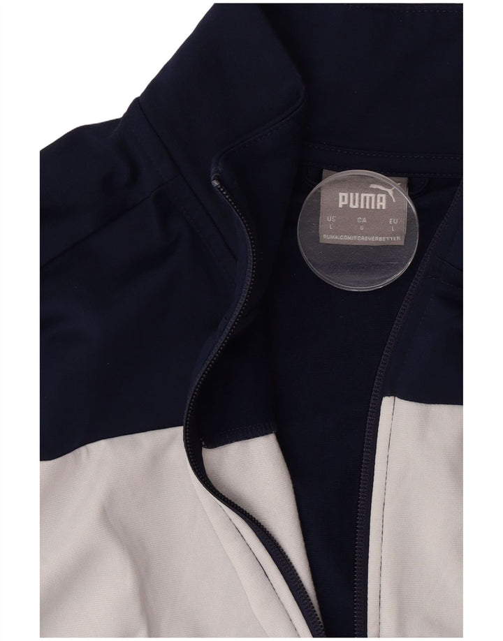Jachetă de trening pentru bărbați Puma, mare, albastru bleumarin