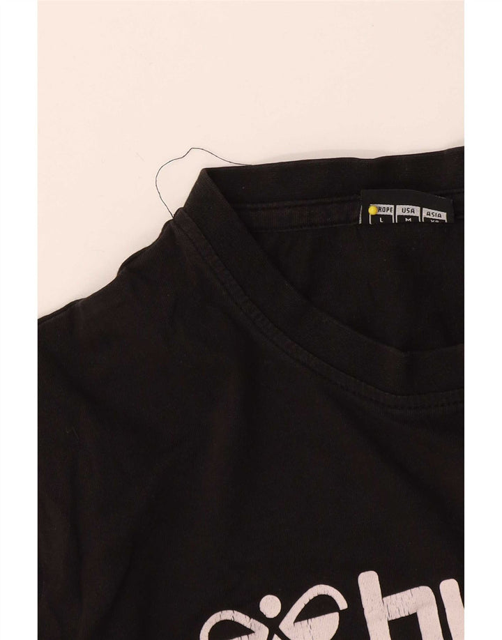 Tricou grafic pentru bărbați Hummel Top mare negru