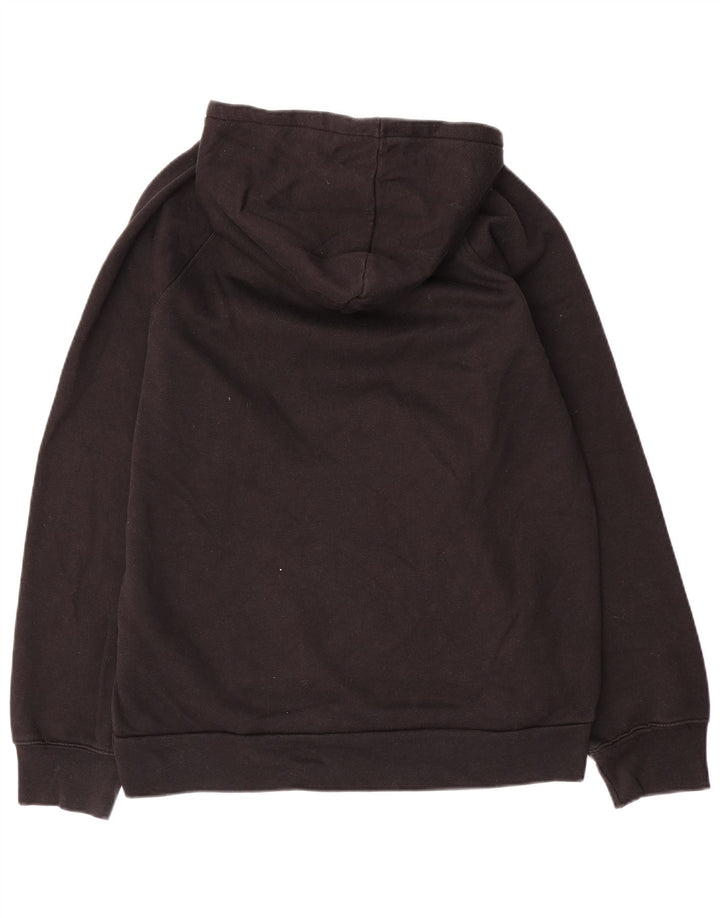 Pulover cu glugă cu grafic pentru bărbați Adidas, bumbac mediu negru