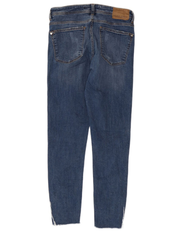 Blugi Skinny Crop pentru Damă Zara EU 36 XS L26 L25 Albastru