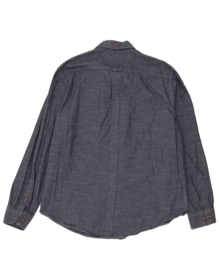 BEN SHERMAN Cămașă pentru bărbați XL Bumbac bleumarin