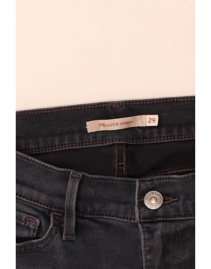 Blugi Levi's 710 Super Skinny pentru femei W29 L31 gri