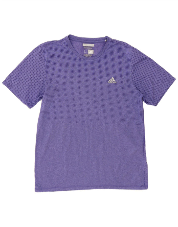 Tricou Adidas Climacool pentru bărbați Top mare poliester violet