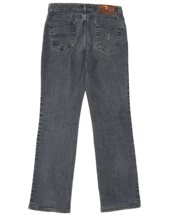 Blugi drepti pentru femei Trussardi W29 L30 Bumbac albastru
