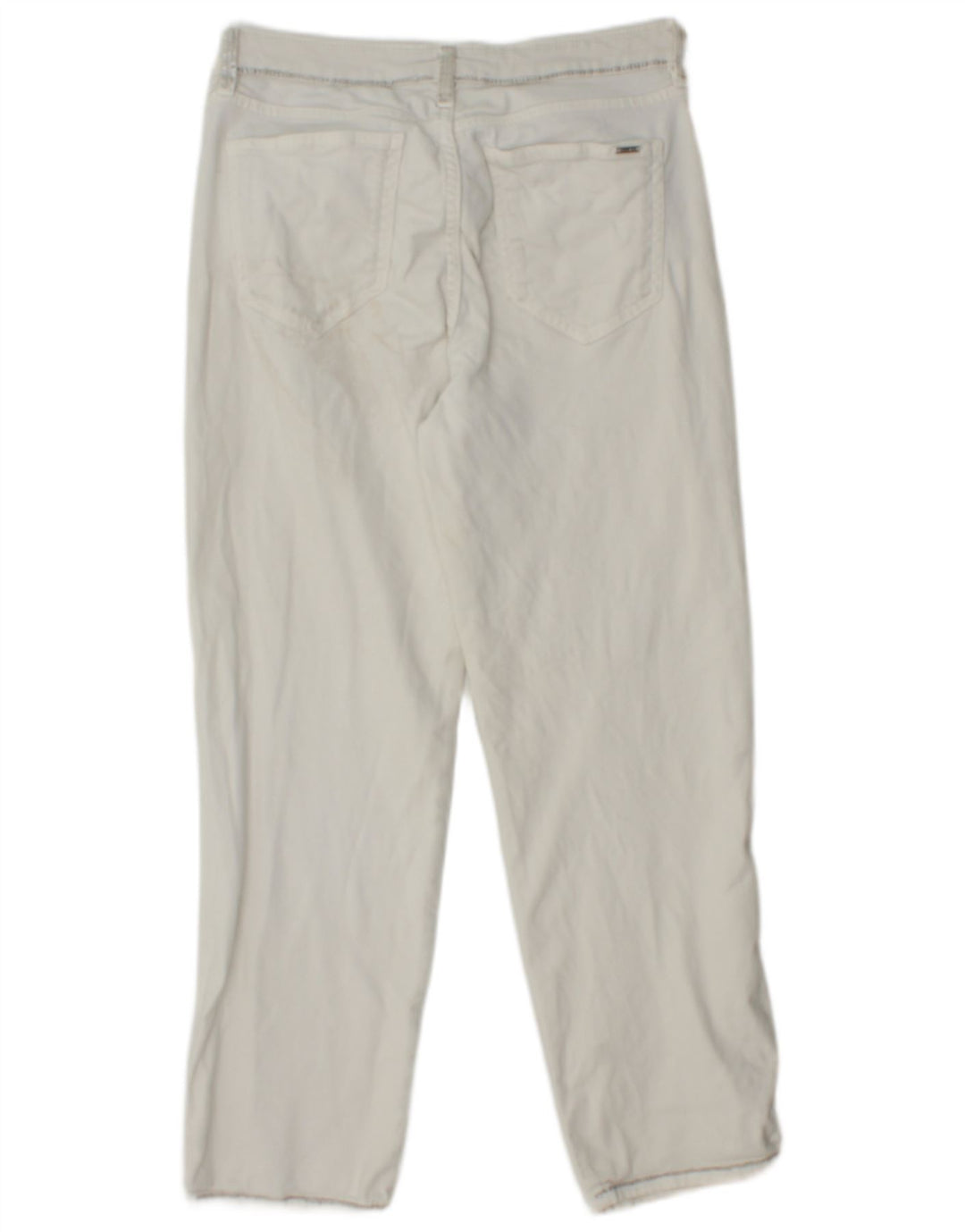 MASSIMO DUTTI Mens Cropped Jeans EU 40 Medium W30 L26 White