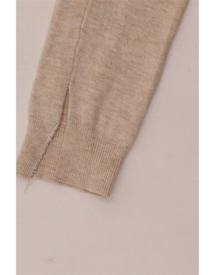 Pulover cardigan pentru femei Marks & Spencer UK 10 Small Beige Viscose