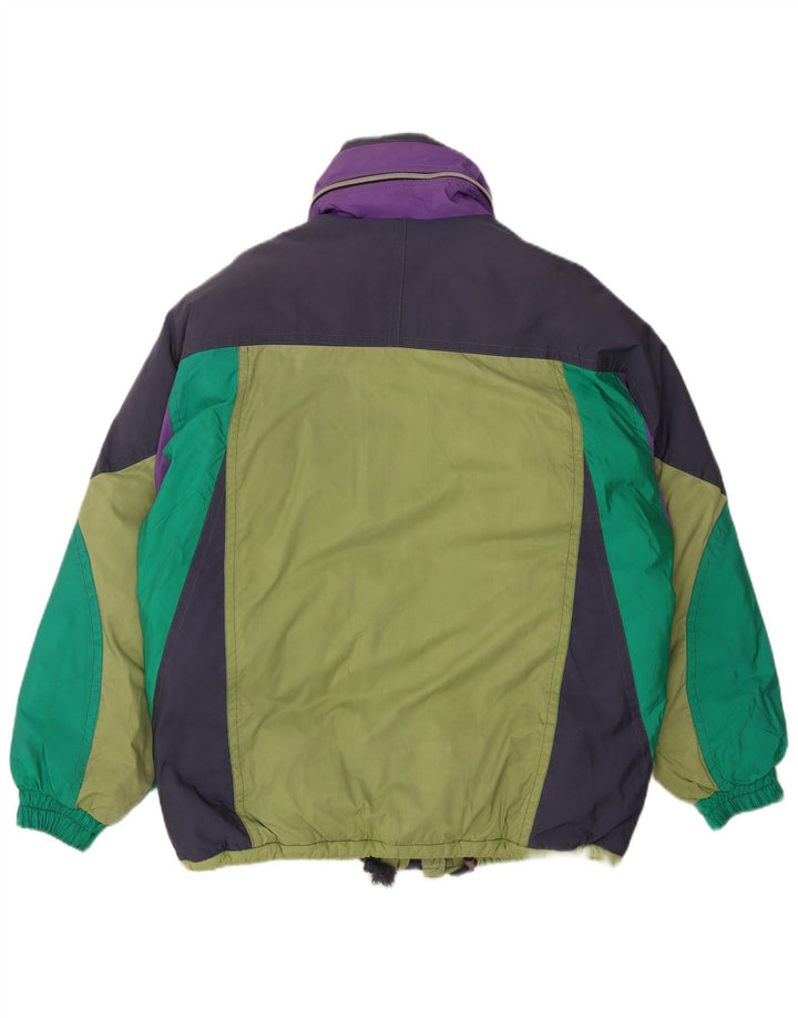 Jachetă de schi Colmar pentru bărbați, cu formă lejeră, IT 50 Medium Green Colorblock